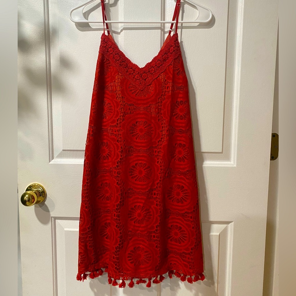 Brand new casual floral double layered summer tank top dress